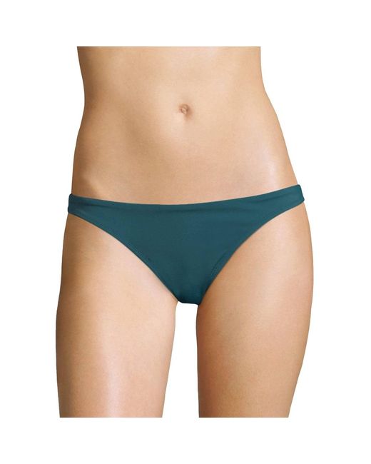 MILLY Blue Solid St. Lucia Bikini Bottom