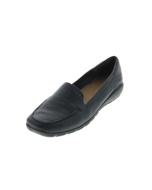 Easy Spirit Blue Abide Leather Loafers