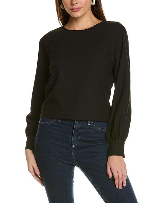 donna karan black top