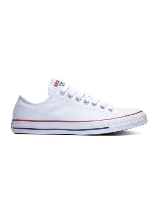 Converse White Chuck Taylor All Star Low Top Shoes for men