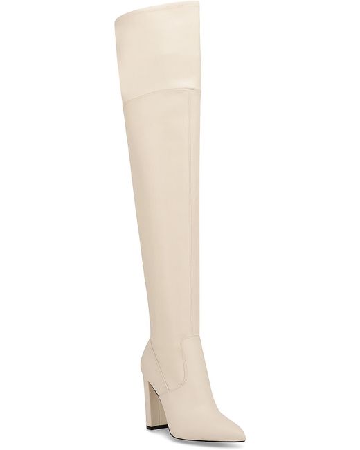 Marc Fisher White Garalyn 2 Over-the-knee Boots