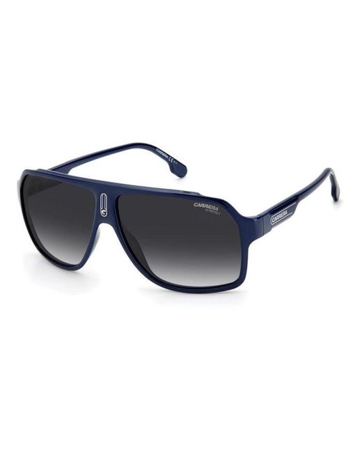 Carrera Blue 1030/s Frame Grey Gradient Lens Sunglasses for men