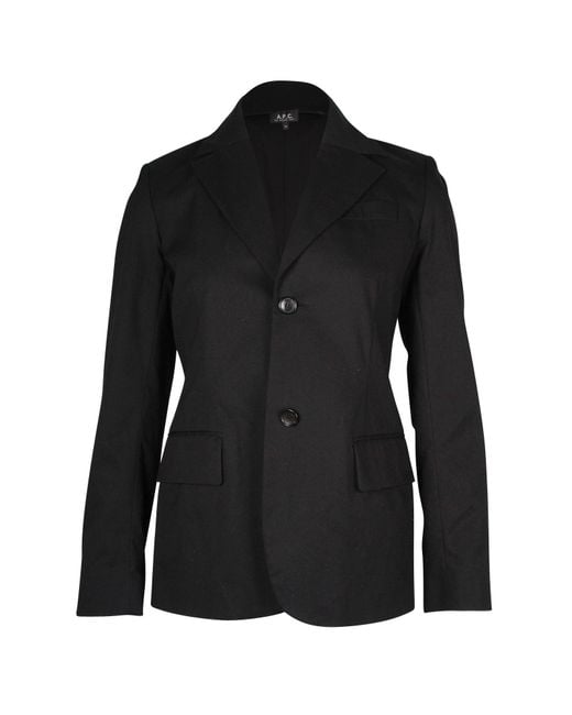 A.P.C. Black A. P.C Classic Blazer