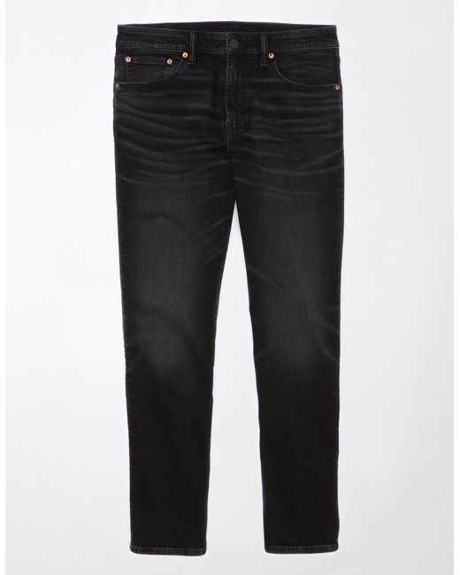 American Eagle Outfitters Black Ae Airflex+ Athletic Straight Jean for men