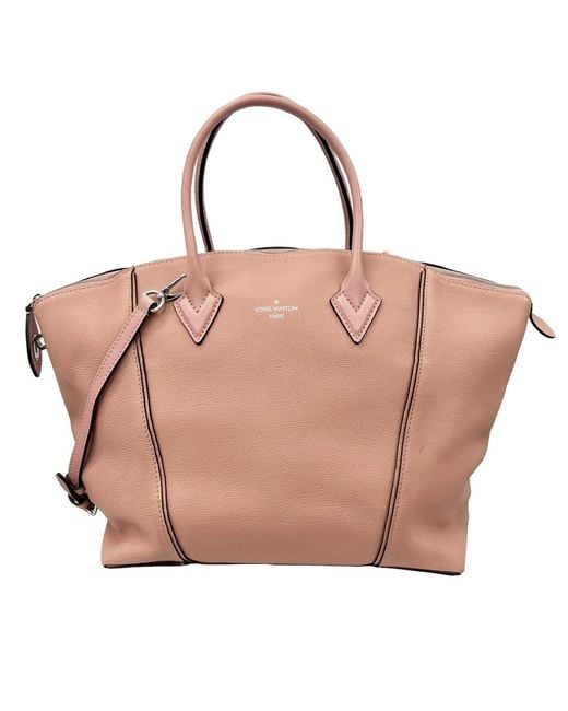 Louis Vuitton Lockit Leather Shoulder Bag (pre-owned) in Pink