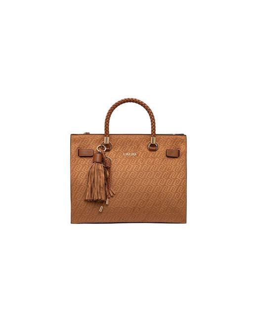 Liu Jo Brown Polyester Handbag
