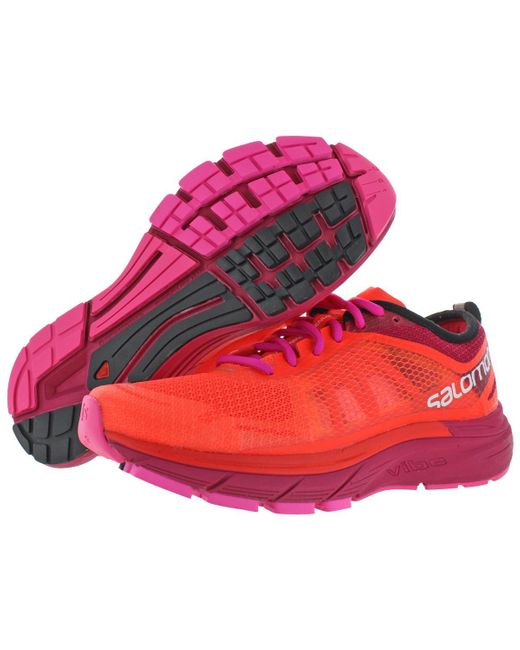 Salomon Sonic Ra Max Gym Athletic Running Shoes in Red | Lyst