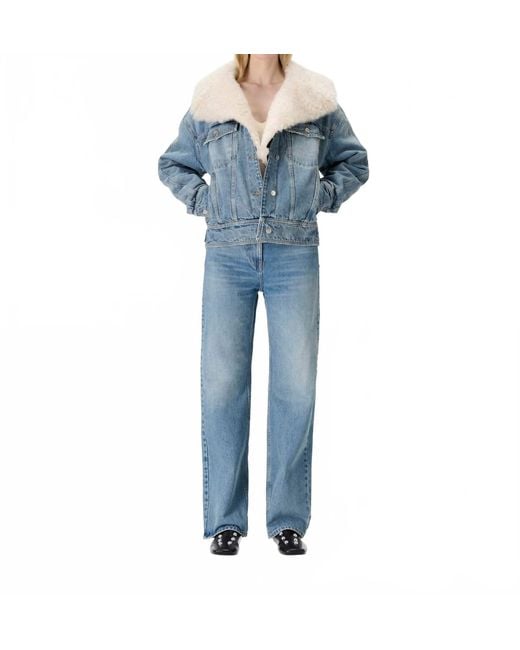 IRO Blue Sophia Denim Jacket
