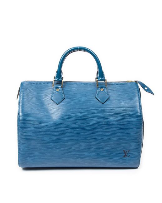 Louis Vuitton Blue Speedy 30