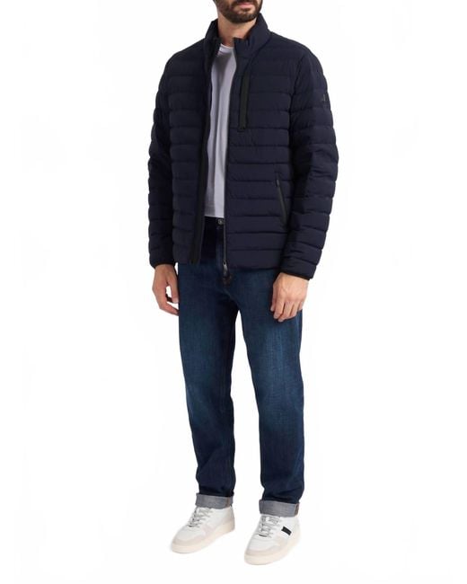 Moose Knuckles Blue Fullcrest Puffer Jacket for men