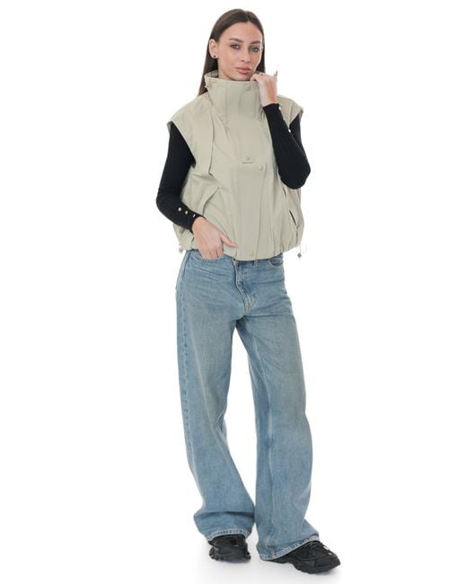 Alaska® Outerwear Blue Cropped Vest