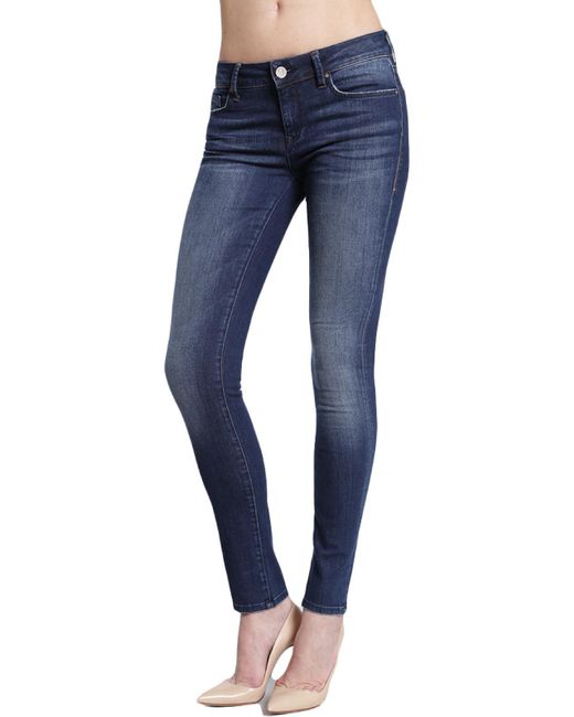 Mavi Alexa Mid-rise Skinny Jeans in Blue | Lyst