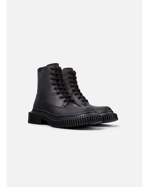 Camper Black Ankle-Boot Pix Berlin