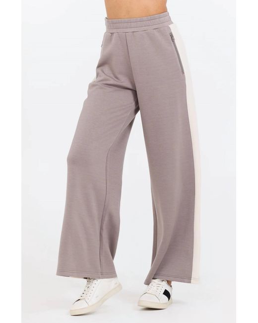 Vintage Havana Natural Colorblock Fleece Pant