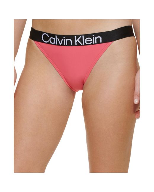 calvin klein logo bikini swim