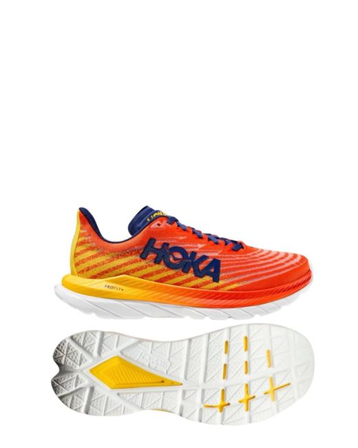 Hoka One One Orange Mach 5 Running Shoes - D/medium Width for men