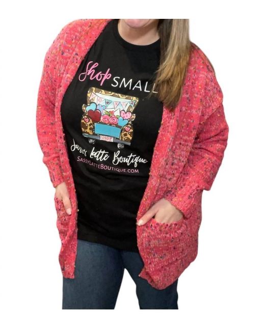 Blakeley Red Miley Dot Cardigan