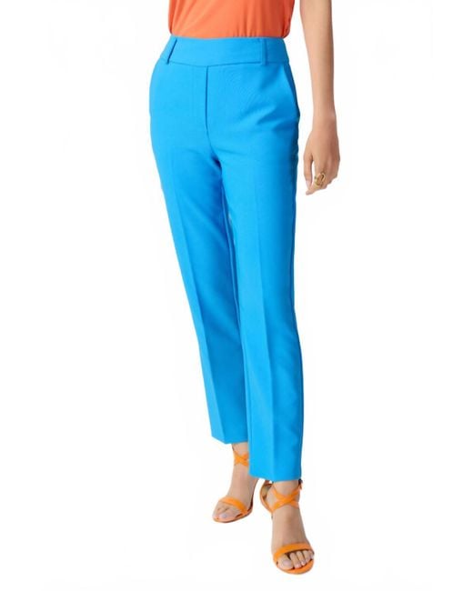 Joseph Ribkoff Blue Stretch Slim Fit Pants