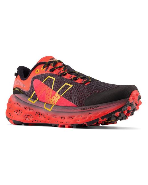 New Balance Red Fresh Foam X More Trail V2 Fitness Lifestyle Running & Training Shoes for men
