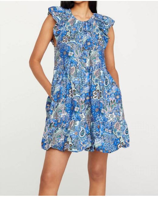 Marie Oliver Blue Clover Dress