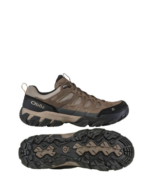 Oboz Brown Sawtooth X Low Waterproof Hiking Shoes for men