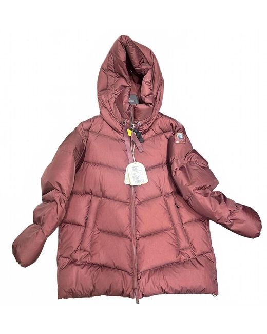 Parajumpers Pink Amane Hooded Puffer Jacket