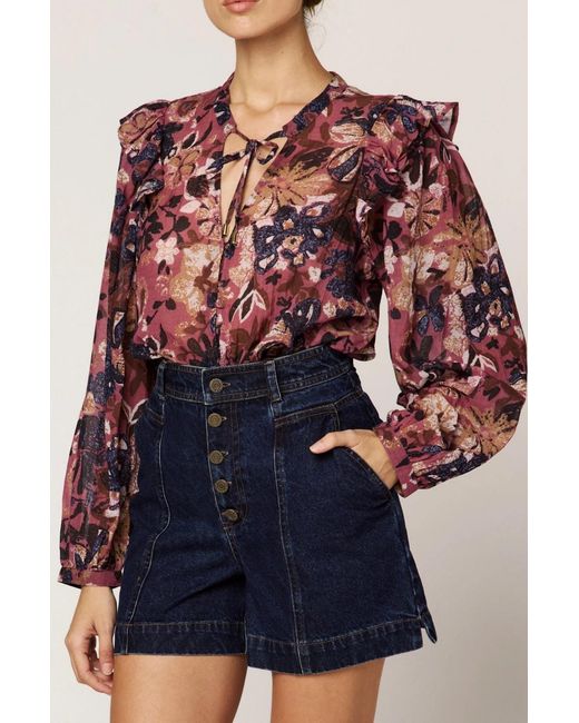 Cleobella Blue Priya Top