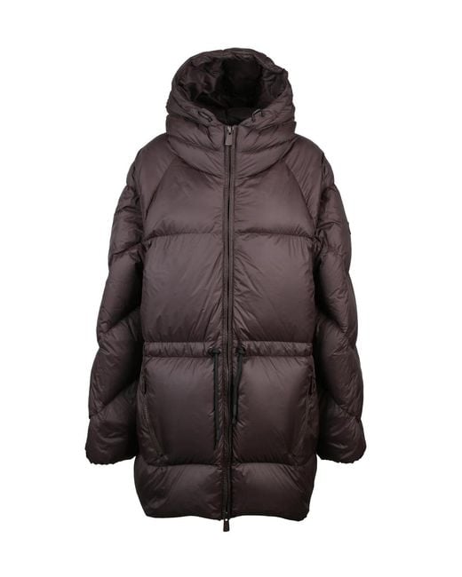 Bacon Brown Polyamide Owl Down Jacket