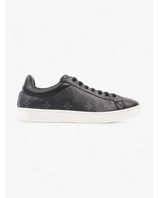 Louis Vuitton Black Luxembourg Sneakers Monogram Leather for men