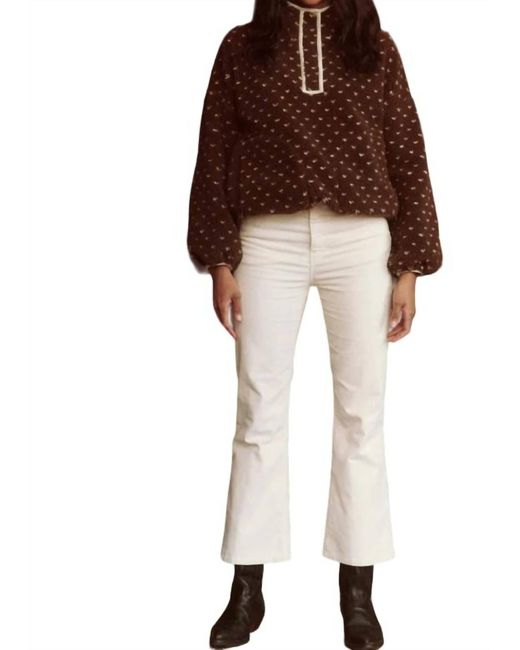 The Great Natural Countryside Pullover Sweatshirt In Hickory With Cream