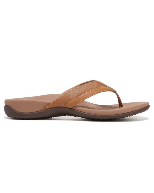 Vionic Brown Yoko Sandal - Medium Width