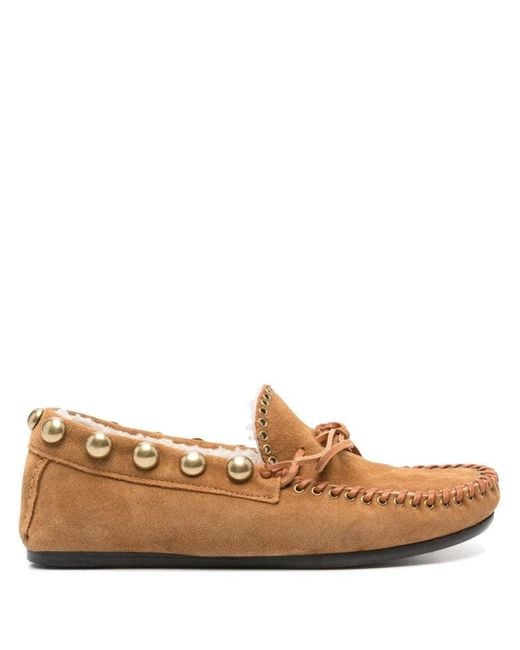 Isabel Marant Brown Fitza Loafers