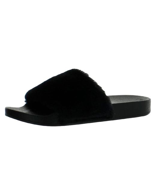 Madden Girl Fancy Slip On Rhinestone Slide Sandals in Black Lyst