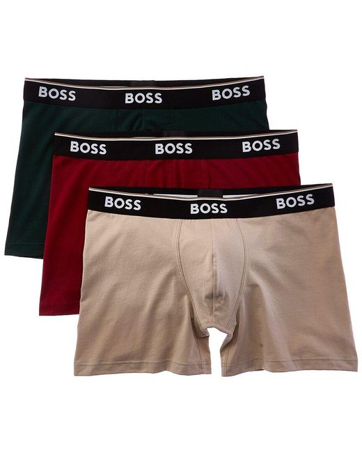 Boss Multicolor 3Pk Power Boxer Brief for men