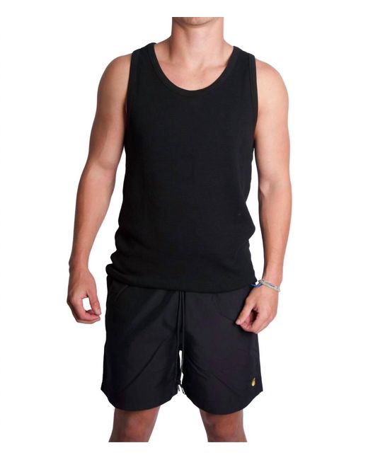 KNICKERBOCKER Black Box Knit Tank Top for men