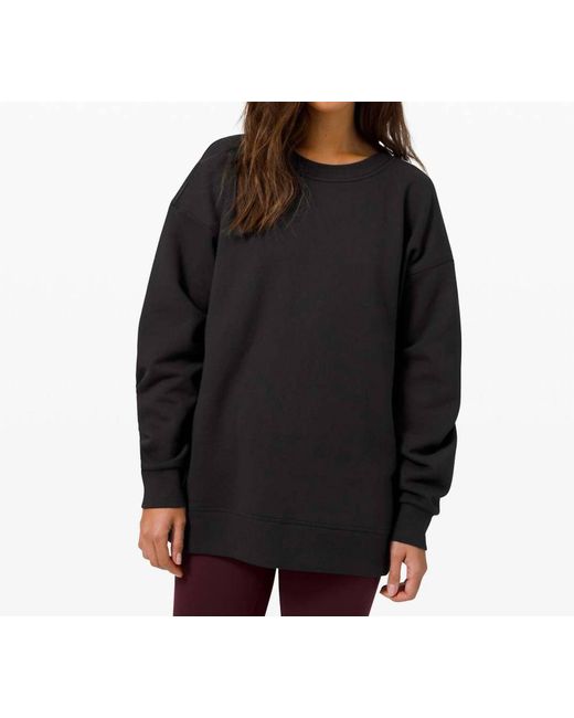 lululemon athletica Black Perfectly Oversized Sweatshirt