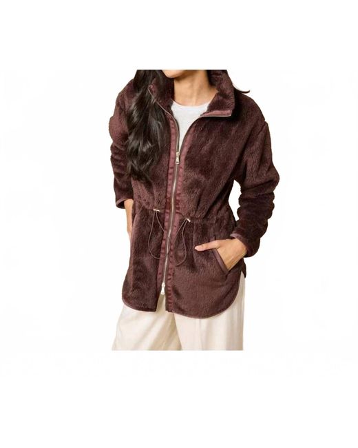 Softies Brown Dream Plush Zip Jacket