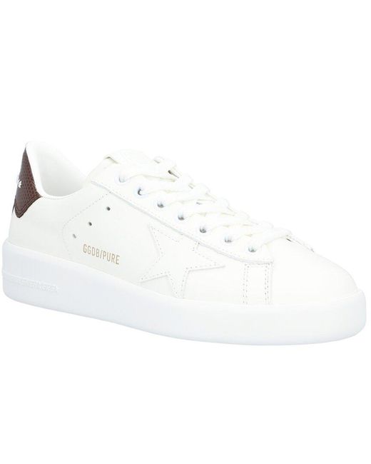 Golden Goose Deluxe Brand White Pure Star Leather Sneaker
