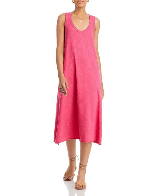 Wilt Pink Tank Long Maxi Dress