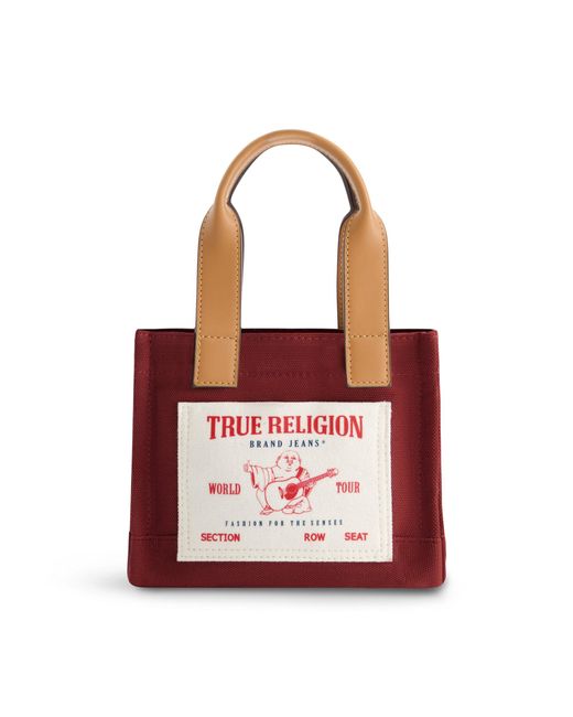 True Religion Red Mini Tote