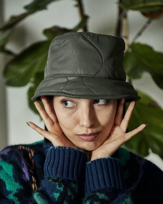 SUPERDUPER Green Bucket Hat