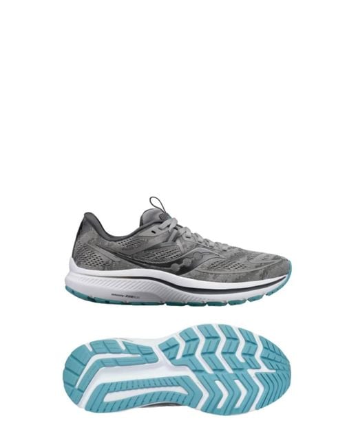 Saucony Gray Omni 21 Running Shoes - D/wide Width