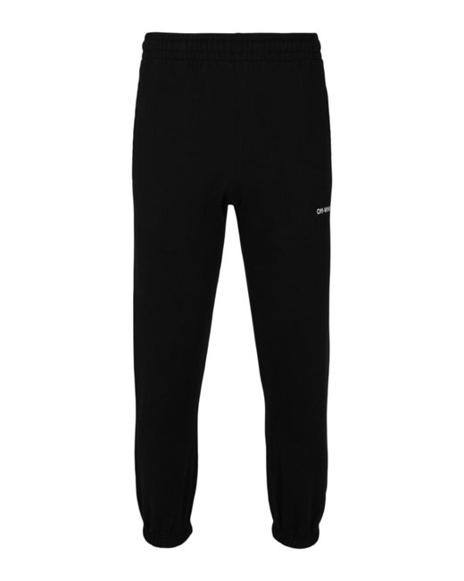 Off-White c/o Virgil Abloh Black Diag-stripe Sweatpants for men