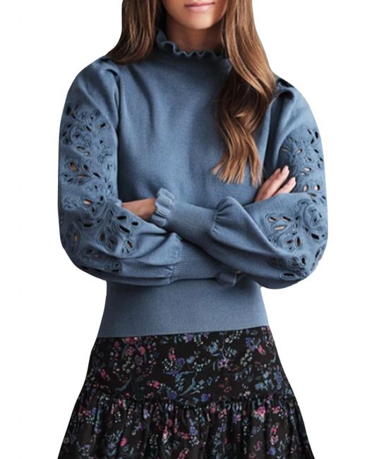 Haute Hippie Mariana Sweater I in Blue 
