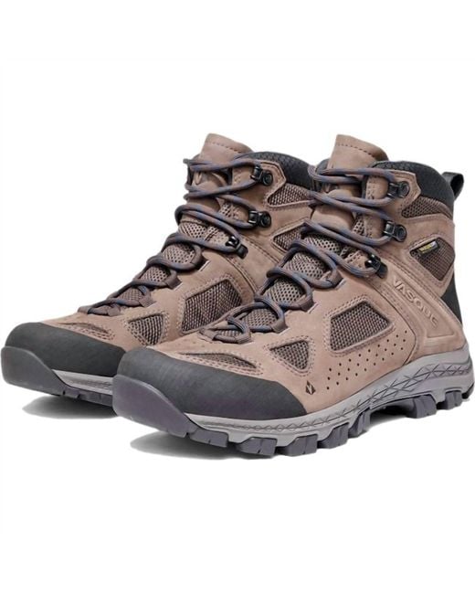 Vasque Brown Breeze Mid Waterproof Hiking Boot for men