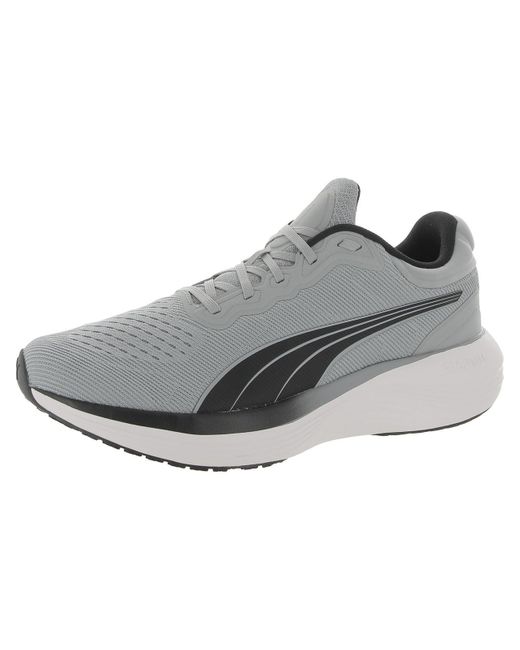 PUMA Gray Scend Pro Engineered Fade Fitness Workout Running & Training Shoes for men