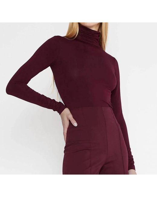 Ripley Rader Purple Turtleneck Top