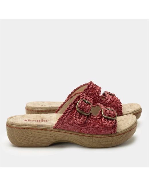 Alegria Red Oona Sandal