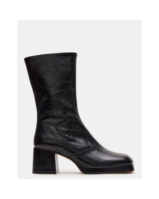 Steve Madden Black Brentwood Leather