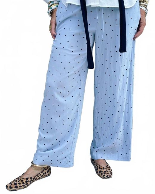 Things Between Blue Poolside Polka Dot Pants